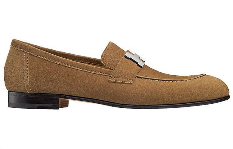 Order Hermès 愛馬仕 絨面樂福鞋休閒鞋 棕色