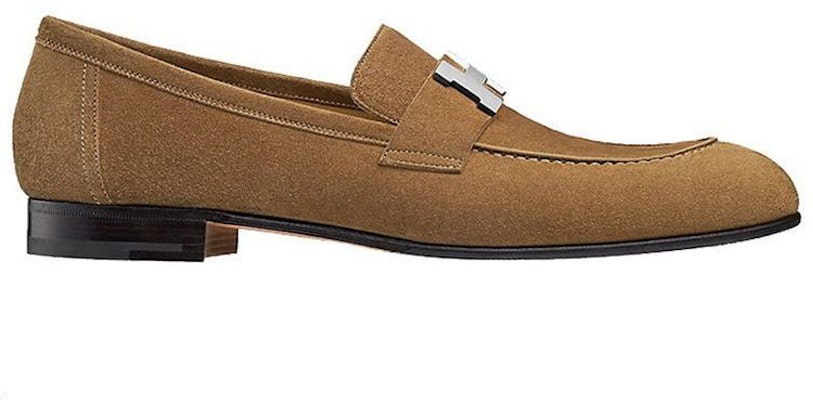 HERMES Loafer Casual 'Brown Velvet' H201491Z-HE5 Order HERMES Loafer Casual 'Brown Velvet' H201491Z-HE5