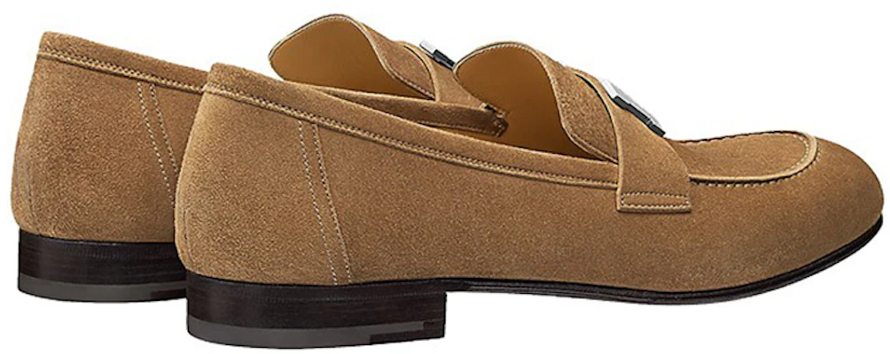 HERMES Loafer Casual ''Brauner Samt'' H201491Z-HE5 Shop HERMES Loafer Casual ''Brauner Samt'' H201491Z-HE5