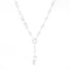 Order HERMES Lock Design 925 Silver Necklace Unisex Couple Style - Silver. H123212Bv0044