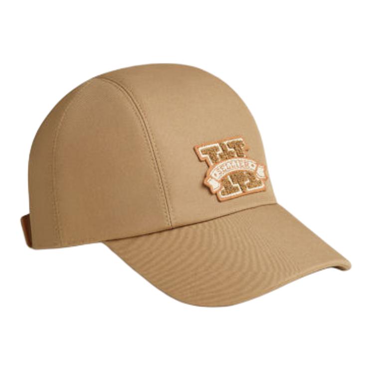 Lookbook エルメス メンズ ロゴ コットン ベースボールキャップ - マルチカラー. 104061877