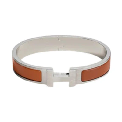 HERMES Logo Enamel Bracelet for Men - Multicolor. 101148083