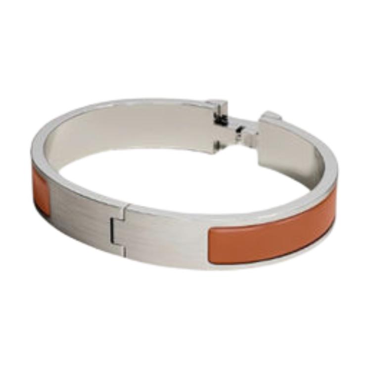 HERMES Logo Enamel Bracelet for Men - Multicolor. 101148083 圖 3