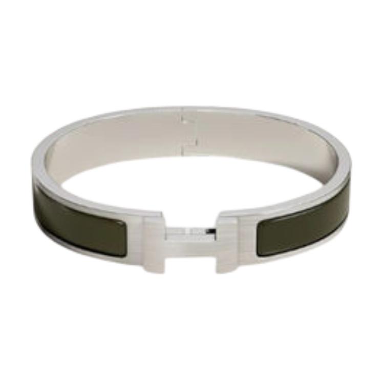 HERMES Logo Enamel Bracelet for Men - Multicolor. 101148083 圖 4