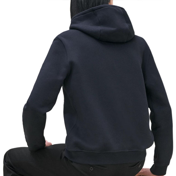 Lookbook HERMES Logo Hoodie Lengan Panjang Sweatshirt Biru Laut. H467820HA01