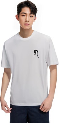 Camiseta Blanca Cuello Redondo HERMES Logo SS22 H167565HA90 2