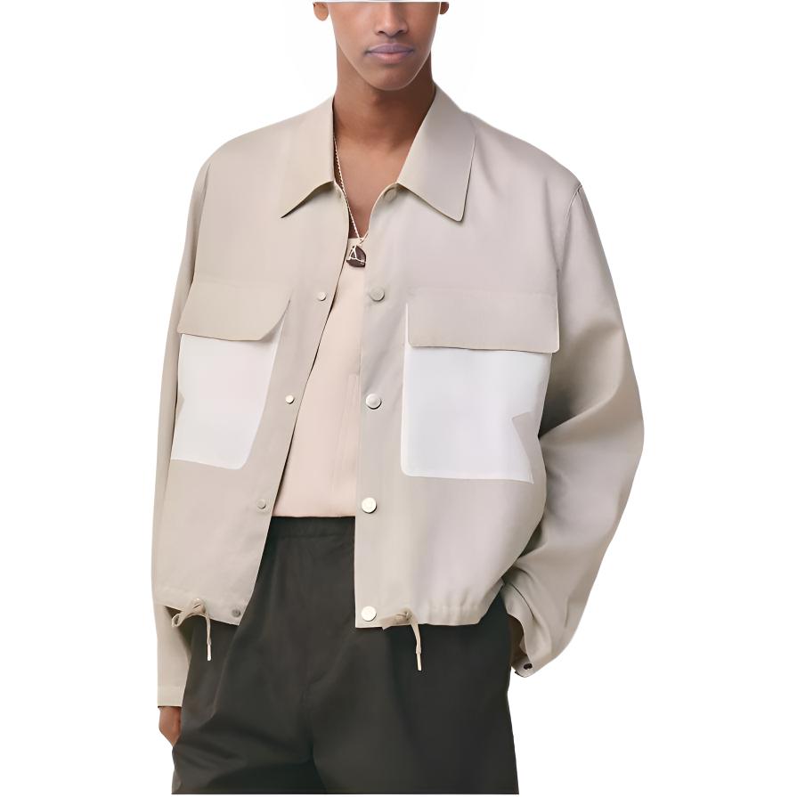 Hermes Long Sleeve Button-Up Jacket H352020HA1V