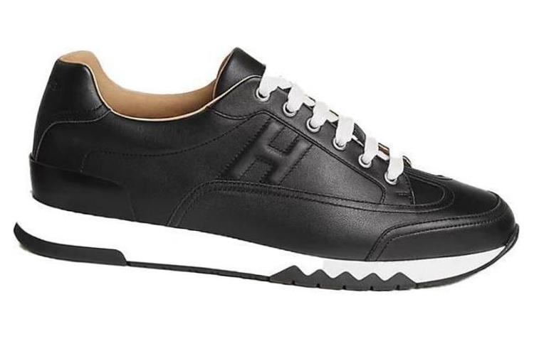 Order HERMES愛馬仕 牛皮 時尚潮流 低幫 生活休閒鞋 男款 黑色