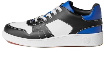 HERMES Low-Top Fashion Sneaker 'Black White Blue' H222837Z-H04 HERMES Low-Top Fashion Sneaker 'Black White Blue' H222837Z-H04