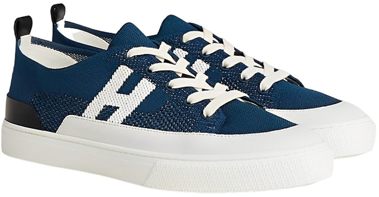 HERMES Low-Top Lace-Up 'Deep Blue & White' H231797Z-HQ9 Lookbook HERMES Low-Top Lace-Up 'Deep Blue & White' H231797Z-HQ9