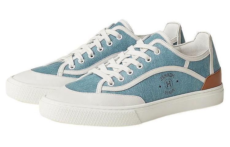 Lookbook 爱马仕低帮系带 '浅蓝牛仔' H231723Z-HCB