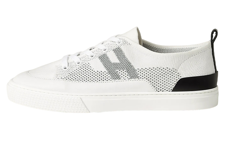 HERMES Low-Top Lace-Up Knit 'Deep White Leather' H231797Z-H90