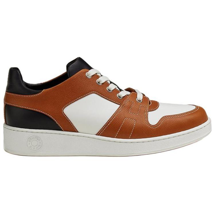 Order Sneaker HERMES Low-Top 'Coklat Putih Hitam' H222828Z-HNH