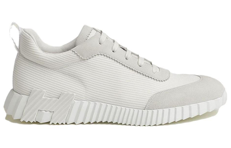 Order HERMES愛馬仕 织物 舒適運動 低幫 生活休閒鞋 男款 白色