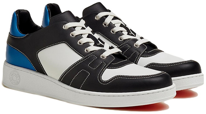 HERMES Low-Top Fashion Sneaker 'Black White Blue' H222837Z-H04 Order HERMES Low-Top Fashion Sneaker 'Black White Blue' H222837Z-H04