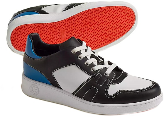 HERMES Low-Top Fashion Sneaker 'Black White Blue' H222837Z-H04 Shop HERMES Low-Top Fashion Sneaker 'Black White Blue' H222837Z-H04