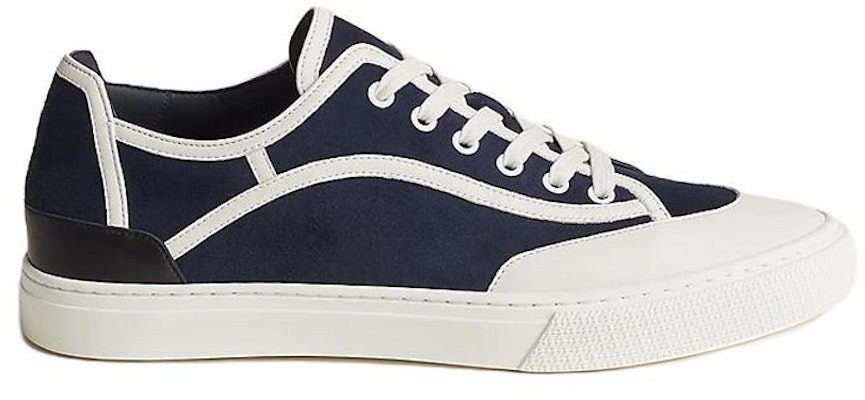 HERMES Low Top Kasut Berikat 'Kulit Kambing Biru Putih' H231722Z-HI2 Order HERMES Low Top Kasut Berikat 'Kulit Kambing Biru Putih' H231722Z-HI2