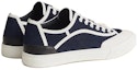 Shop HERMES Low Top Kasut Berikat 'Kulit Kambing Biru Putih' H231722Z-HI2