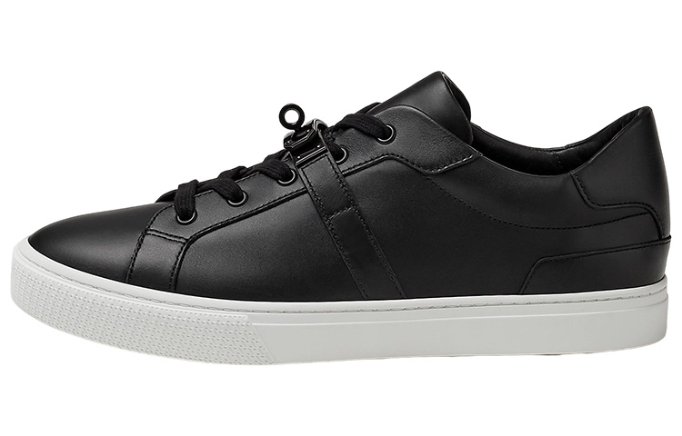 HERMES Low Top Sneaker 'Black Patent Calfskin' H222896Z-H01