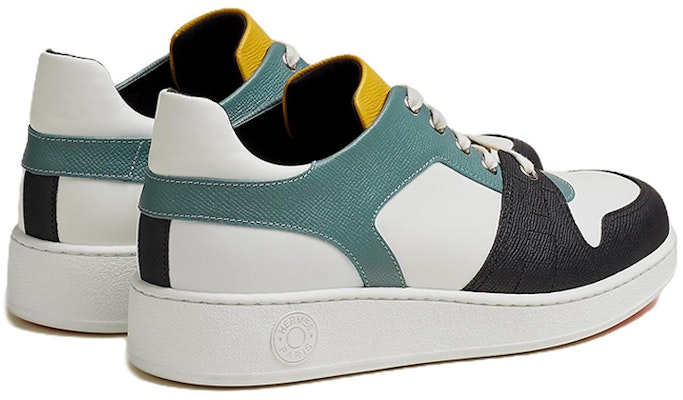 HERMES Kasut Low Top 'Putih Hitam Biru' H222831Z-H90 Lookbook HERMES Kasut Low Top 'Putih Hitam Biru' H222831Z-H90