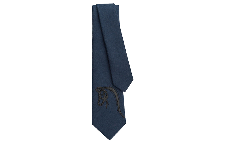 HERMES Luxury  Business Tie - Dark Blue H353782T01 圖 2