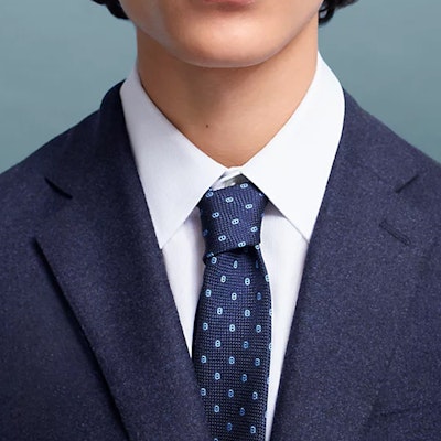 HERMES メンズ ネクタイ マイヨングレナディン ブルーカラー ファッションアイテム H150282T 01 Lookbook HERMES メンズ ネクタイ マイヨングレナディン ブルーカラー ファッションアイテム H150282T 01