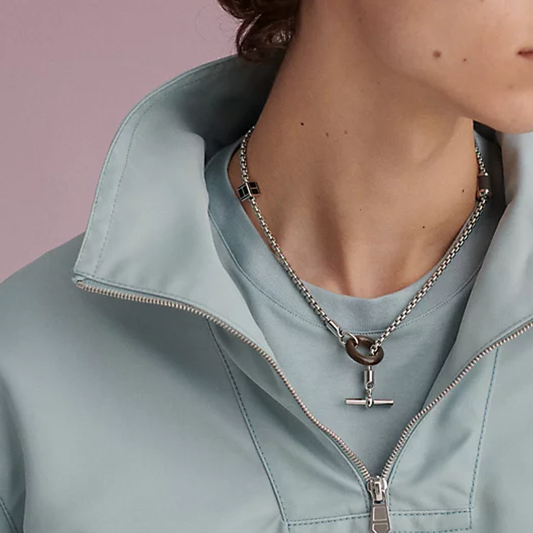 Purchase Collar HERMÈS Meli-Melo en diseño de metal refinado. H077291FP03