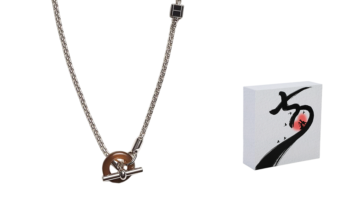 Details for Collar HERMÈS Meli-Melo en diseño de metal refinado. H077291FP03