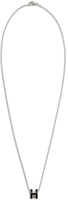 爱马仕Mini Pop H镀钯字母标志设计项链 男女通用多彩款 107428830 Purchase 爱马仕Mini Pop H镀钯字母标志设计项链 男女通用多彩款 107428830