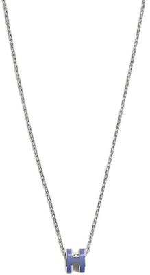 爱马仕Mini Pop H镀钯字母标志设计项链 男女通用多彩款 107428830 Details for 爱马仕Mini Pop H镀钯字母标志设计项链 男女通用多彩款 107428830