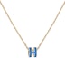 Buy Liontin Hermes Mini Pop H Bleu Sature