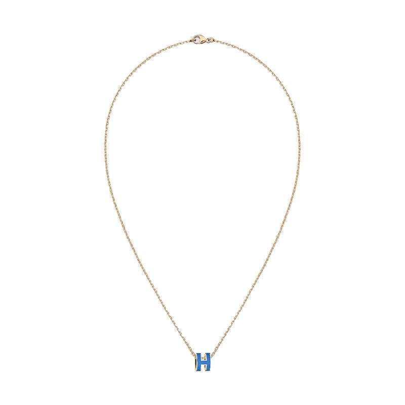 Order Liontin Hermes Mini Pop H Bleu Sature