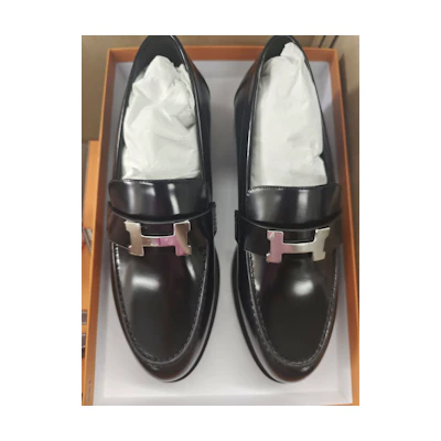 HERMES Mocassins Faubourg 'Beige'