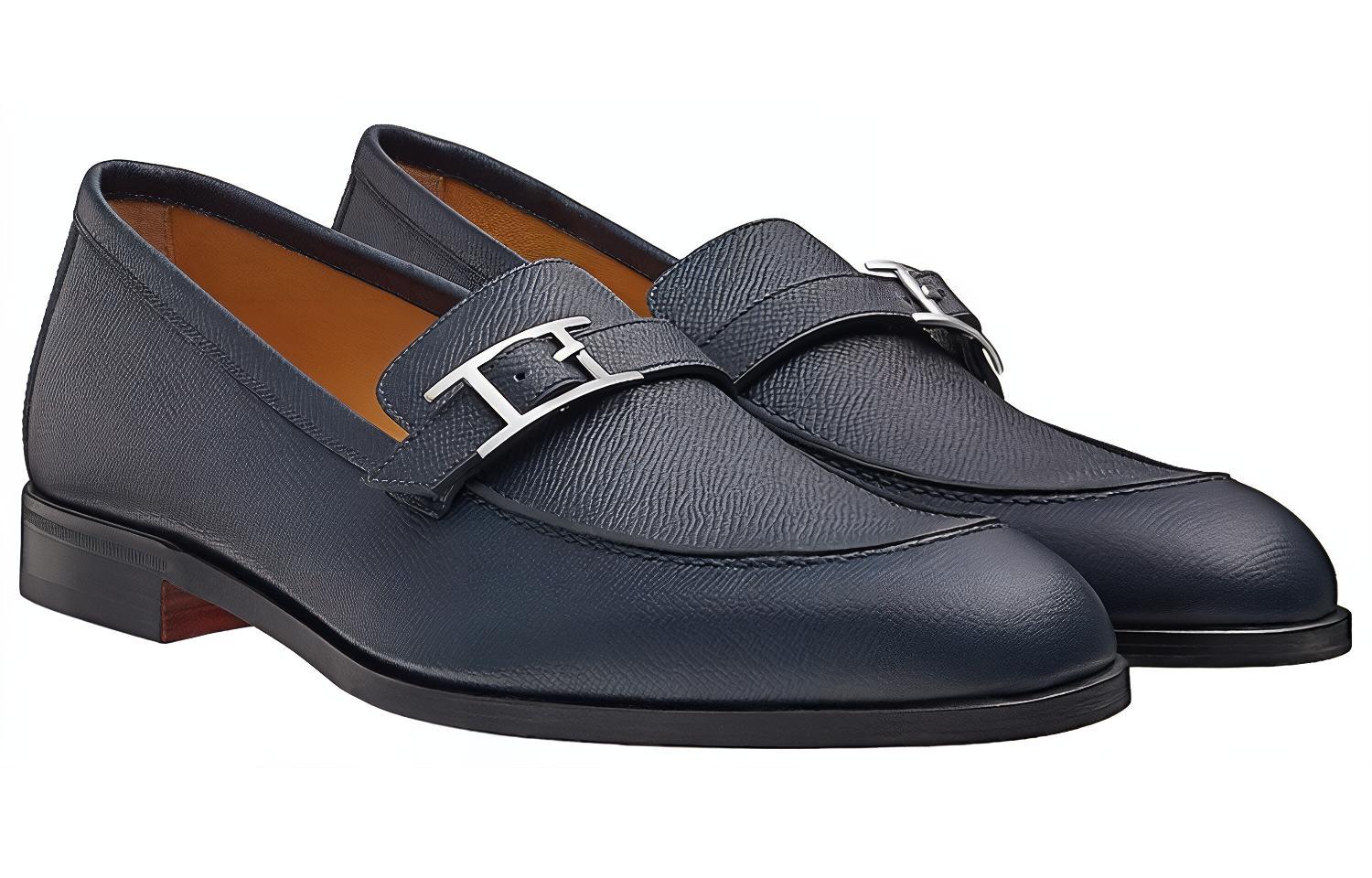 HERMES Monterey Loafer 'Navy Blue' 圖 2