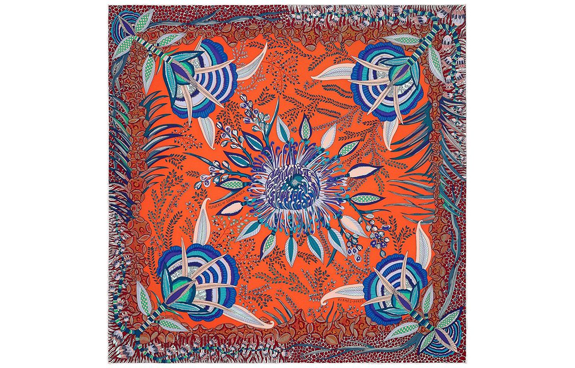 HERMES Multi-Color Silk Scarf Square H003138S-04 圖 2