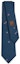 Buy HERMES Navy Blue Tie with Embroidered Textured Design H339383Tv08