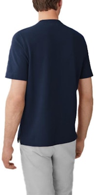 Camiseta HERMES Azul Marino Bolsillo Cuello Redondo Manga Corta. H072025HA01 Sizing Camiseta HERMES Azul Marino Bolsillo Cuello Redondo Manga Corta. H072025HA01