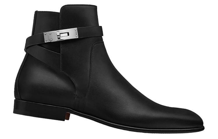 Lookbook HERMES Neo 'But Kasut Buku Lali Buckle Hitam' H201430Z-H0