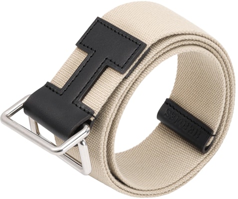 HERMES Sabuk Kulit Pria Nomade Beige 4cm dengan Gesper Perak. H081697CKAAM Shop HERMES Sabuk Kulit Pria Nomade Beige 4cm dengan Gesper Perak. H081697CKAAM