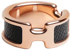 HERMES Olympe Narrow Metal Ring Unisex Classic Couple Design Ring H500058FD89 HERMES Olympe Narrow Metal Ring Unisex Classic Couple Design Ring H500058FD89