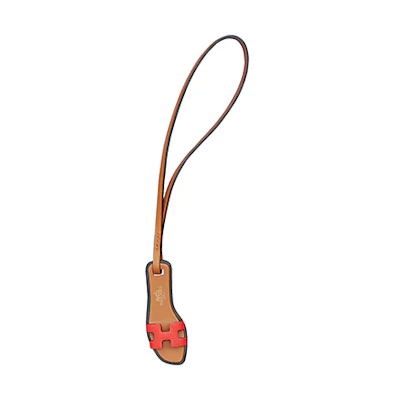 HERMES Oran Nano Charm Sandal Pendant Rose Pink. H080148CAAM