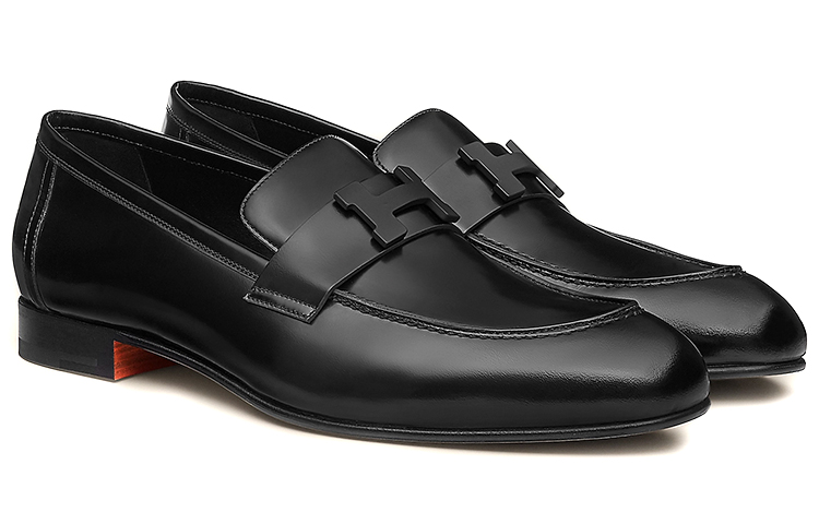 Lookbook HERMES Paris Loafer 'Black Calfskin' H212984Z-A01