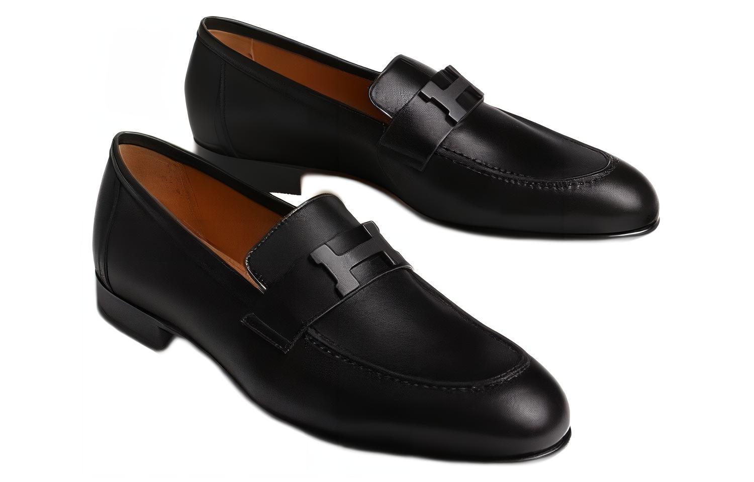 Lookbook HERMES Paris Sepatu Loafer 'Black Fashion' H232863Z-A01