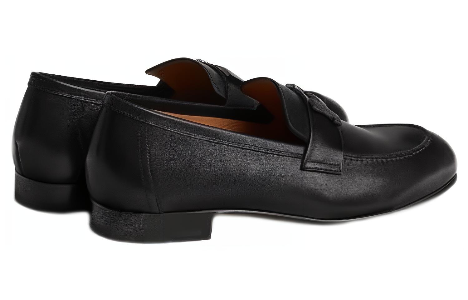 Shop HERMES Paris Sepatu Loafer 'Black Fashion' H232863Z-A01