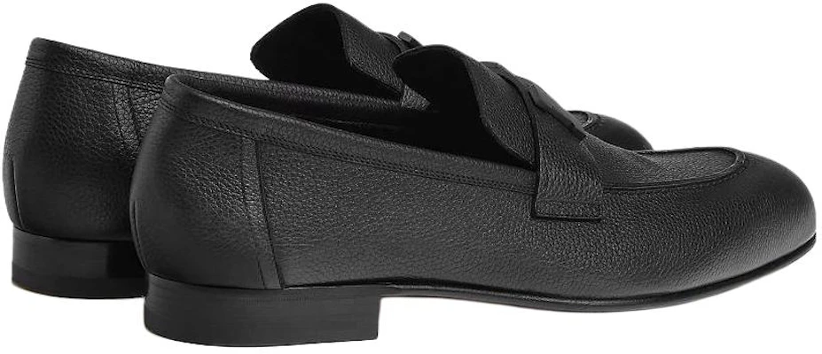 Mocassin en Cuir Noir HERMÈS Paris H241883Z-A02 Lookbook Mocassin en Cuir Noir HERMÈS Paris H241883Z-A02
