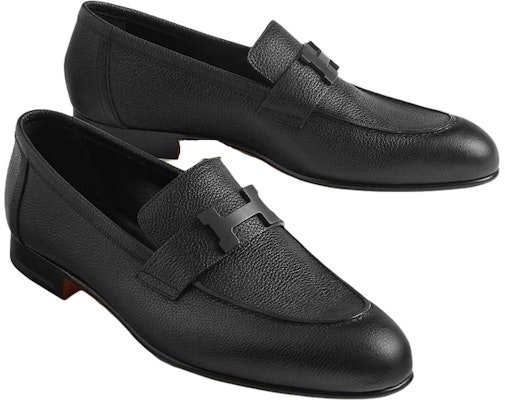 HERMES Paris Loafer 'Black Leather' H241883Z-A02 Shop HERMES Paris Loafer 'Black Leather' H241883Z-A02