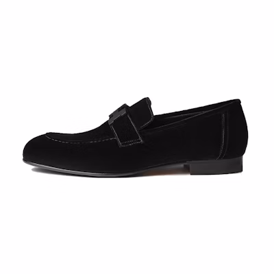 HERMES Paris Loafer 'Black Velvet'