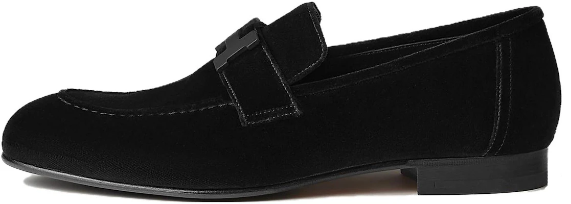 HERMES Paris Mocassino ''Velvet Nero'' H232861Z-01 Buy HERMES Paris Mocassino ''Velvet Nero'' H232861Z-01