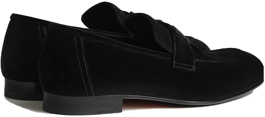 HERMES Paris Mocassino ''Velvet Nero'' H232861Z-01 Shop HERMES Paris Mocassino ''Velvet Nero'' H232861Z-01