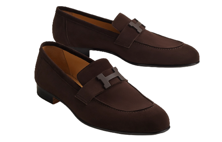 Lookbook HERMES Paris Loafer 'Coklat' H192437Z-AME